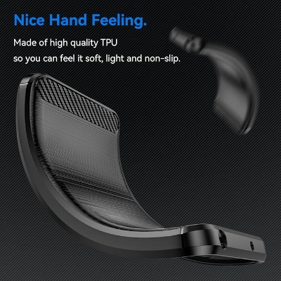 Picture of Spigen cover For Nokia 2.3 Carbon Fiber Back cover Soft Slim Fashion Non-Slip Protective Carbon Fiber Phone Case