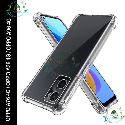 Picture of Transparent back cover For OPPO A76 4G / OPPO A36 4G / OPPO A96 4G Luxury transparent Protect Back Cover Soft Case