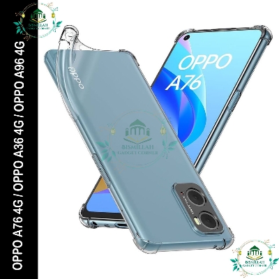 Picture of Transparent back cover For OPPO A76 4G / OPPO A36 4G / OPPO A96 4G Luxury transparent Protect Back Cover Soft Case