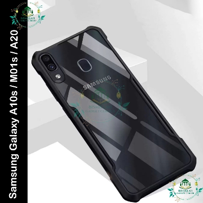 Picture of Xundd Back Cover for Samsung Galaxy A10s / Samsung Galaxy M01s / Samsung Galaxy A20 Transparent Hybrid Hard PC Back Bumper