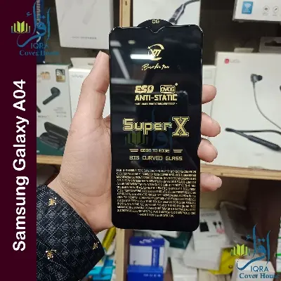 Picture of Super X For Samsung Galaxy A04 Tempered Gorilla Glass Screen Protector