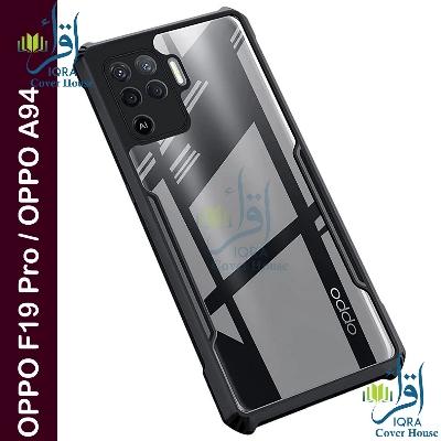 Picture of Xundd Back Cover for OPPO F19 Pro / OPPO A94 Transparent Hybrid Hard PC Back Bumper