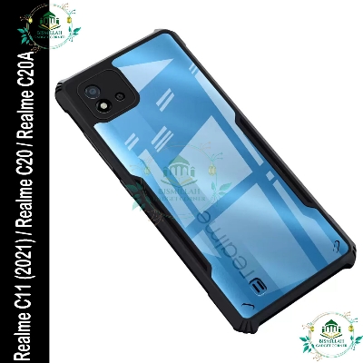 Picture of Xundd Back Cover for Realme C11 (2021) / Realme C20 / Realme C20A Transparent Hybrid Hard PC Back Bumper