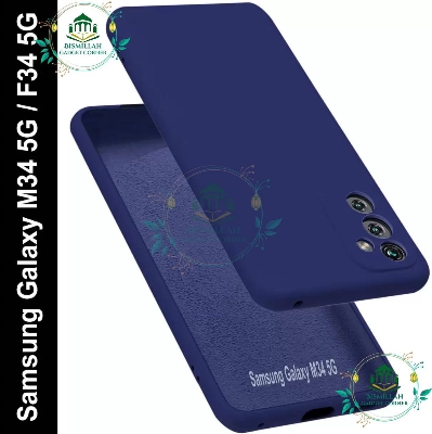 Picture of Premium Liquid Silicone Phone case for Samsung Galaxy M34 5G / Samsung Galaxy F34 5G Liquid Silicon Mobile Back Case Soft Silicone Phone Cover