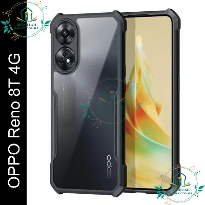 Picture of Xundd Back Cover for OPPO Reno8 T 4G Transparent Hybrid Hard PC Back Bumper