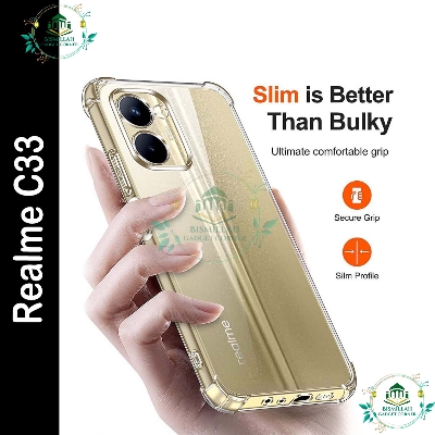 Picture of Transparent back cover For Realme C33 Luxury transparent Protect Back Cover Soft Case