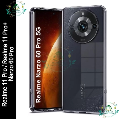 Picture of Transparent back cover For Realme 11 Pro / Realme 11 Pro+ / Narzo 60 Pro Luxury transparent Protect Back Cover Soft Case