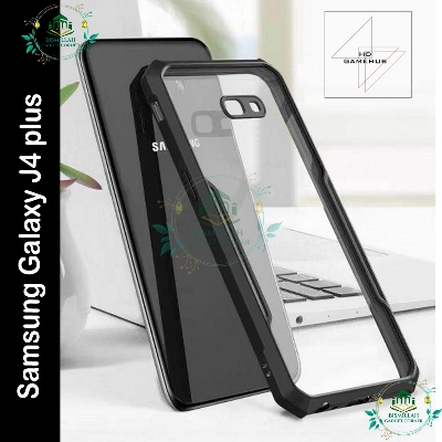 Picture of Xundd Back Cover for Samsung Galaxy J4 Plus / j4+ Transparent Hybrid Hard PC Back Bumper