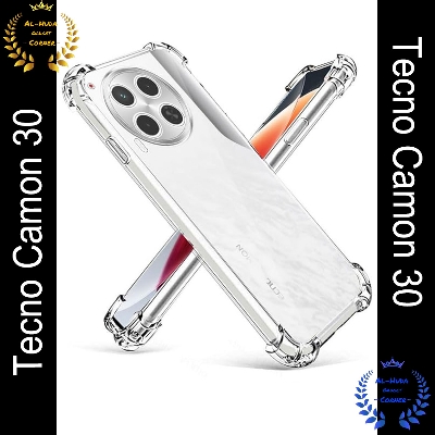 Picture of Transparent back cover For Tecno Camon 30 5G Luxury transparent Protect Back Cover Soft Case