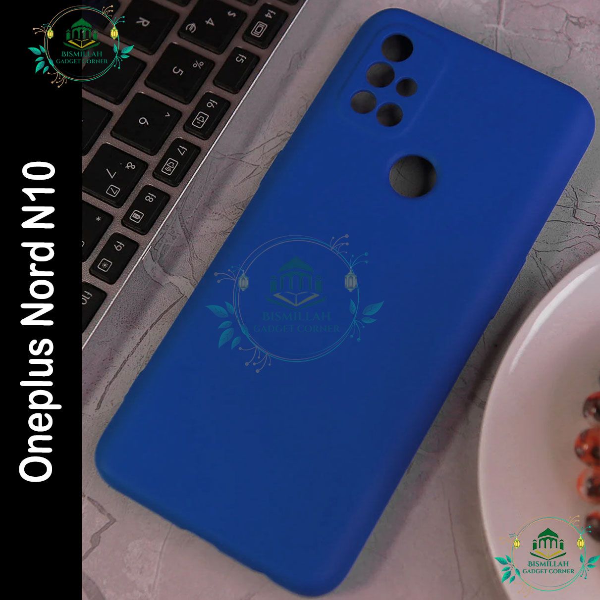 Picture of Premium Liquid Silicone Phone case for Oneplus Nord N10 5G Liquid Silicon Mobile Back Case Soft Silicone Phone Cover