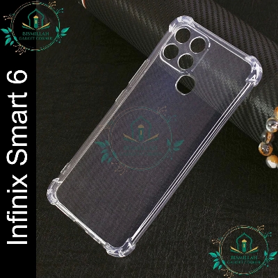 Picture of Transparent back cover For Infinix Smart 6 Luxury transparent Protect Back Cover Soft Case