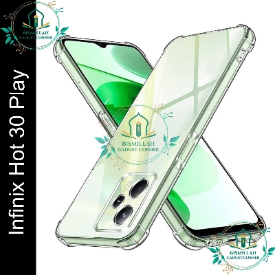 Picture of Transparent back cover For Infinix Hot 30 Play Luxury transparent Protect Back Cover Soft Case