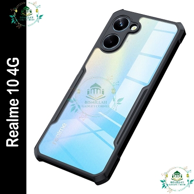 Picture of Xundd Back Cover for Realme 10 4G Transparent Hybrid Hard PC Back Bumper