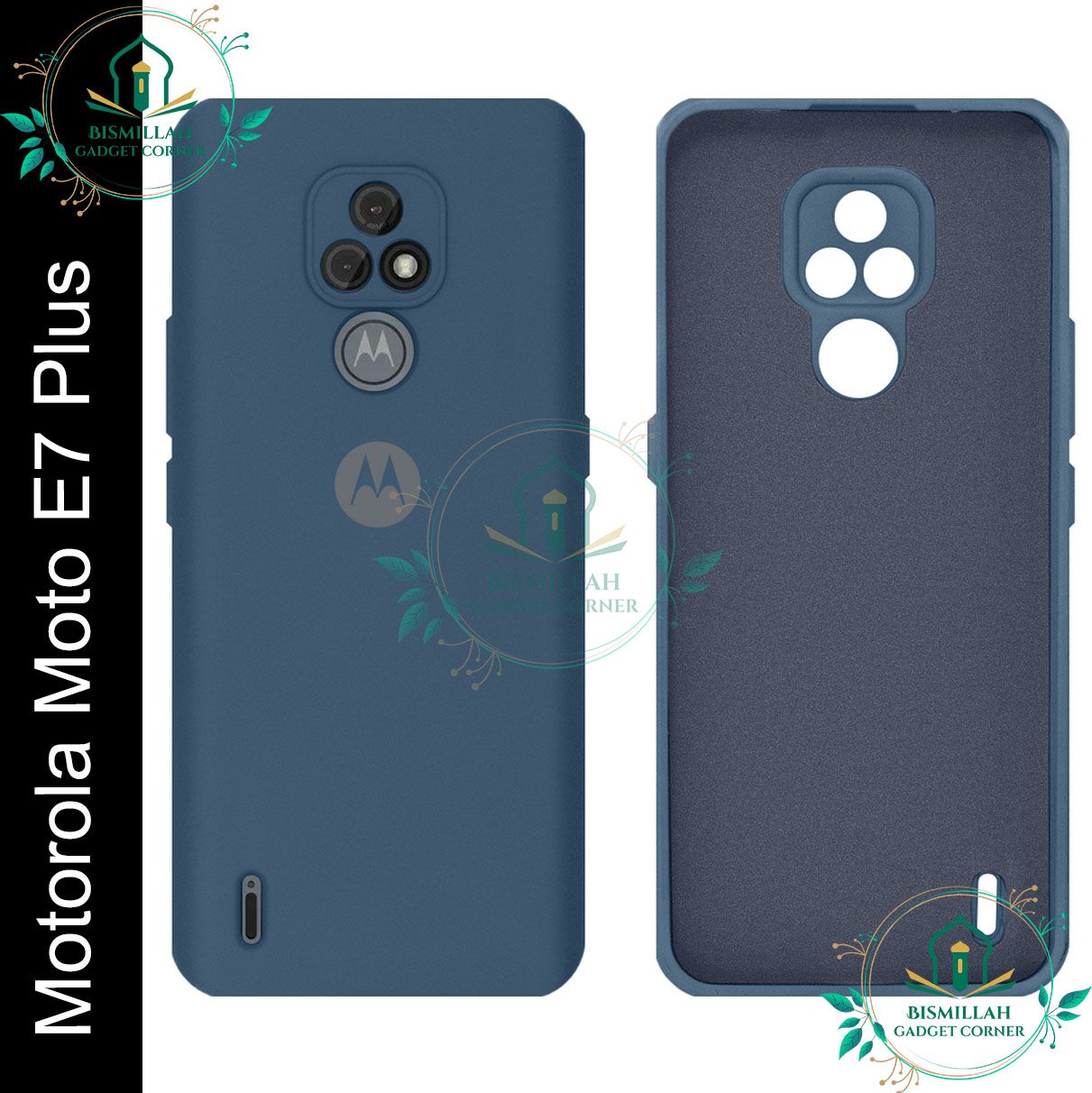 Picture of Premium Liquid Silicone Phone case for Motorola Moto E7 Plus Liquid Silicon Mobile Back Case Soft Silicone Phone Cover