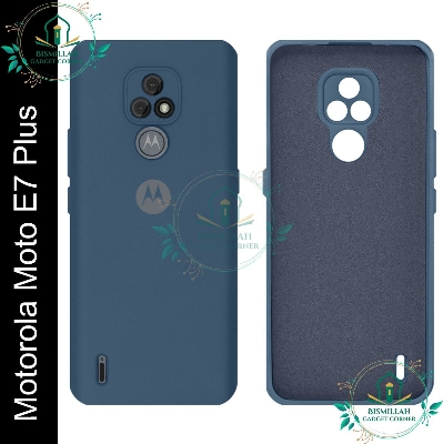 Picture of Premium Liquid Silicone Phone case for Motorola Moto E7 Plus Liquid Silicon Mobile Back Case Soft Silicone Phone Cover