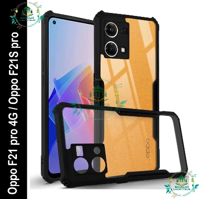 Picture of Xundd Back Cover for Oppo F21 Pro 4G / Oppo F21s Pro Transparent Hybrid Hard PC Back Bumper