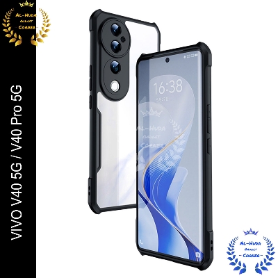 Picture of Xundd Back Cover for vivo V40 5G / vivo V40 Pro 5G Transparent Hybrid Hard PC Back Bumper