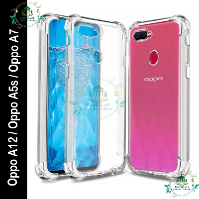 Picture of Transparent back cover For Oppo A12 / Oppo A5s / Oppo A7 / Oppo F9 / Oppo F9 Pro Luxury transparent Protect Back Cover Soft Case