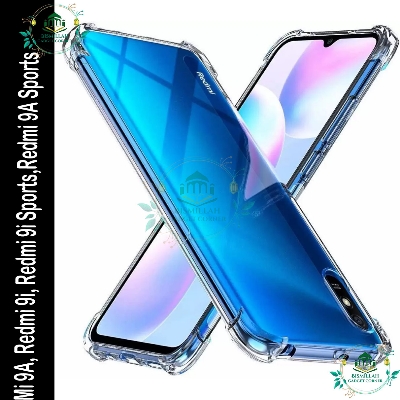 Picture of Transparent back cover For Xiaomi Redmi 9i , Xiaomi Redmi 9A , Xiaomi Redmi 9i Sprot , Xiaomi Redmi 9A Sprot / Redmi 9i , Redmi 9A , mi 9i Sprot , Redmi 9A Sprot Luxury transparent Protect Back Cover Soft Case