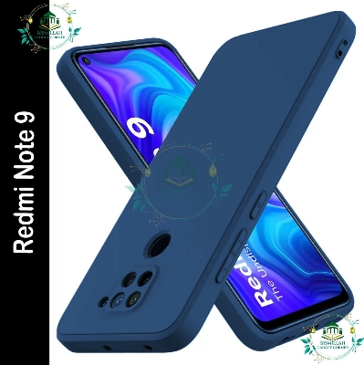 Picture of Premium Liquid Silicone Phone case for Xiaomi Redmi Note 9 Liquid Silicon Mobile Back Case Soft Silicone Phone Cover