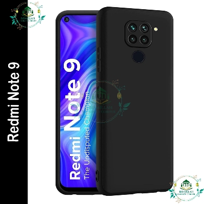 Picture of Premium Liquid Silicone Phone case for Xiaomi Redmi Note 9 Liquid Silicon Mobile Back Case Soft Silicone Phone Cover