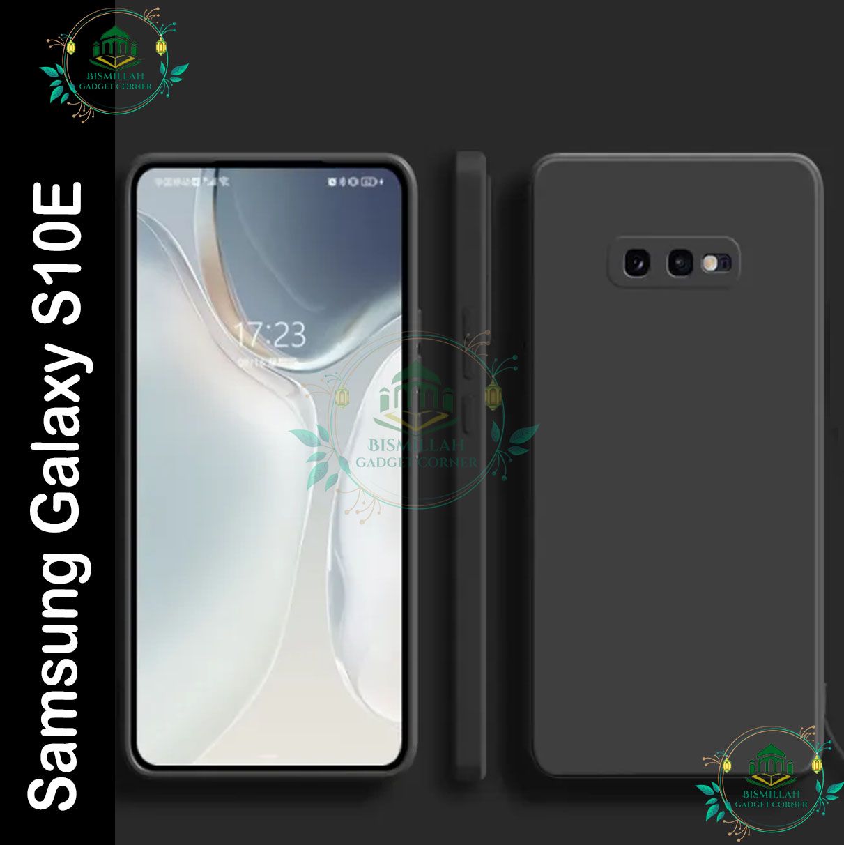 Picture of Premium Liquid Silicone Phone case for Samsung Galaxy S10E Liquid Silicon Mobile Back Case Soft Silicone Phone Cover