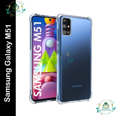 Picture of Transparent back cover For Samsung Galaxy M51 Luxury transparent Protect Back Cover Soft Case