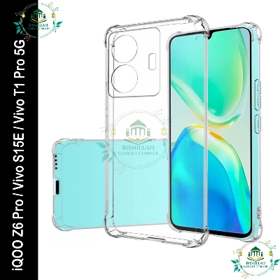 Picture of Transparent back cover For iQOO Z6 Pro / Vivo S15E / Vivo T1 Pro 5G Luxury transparent Protect Back Cover Soft Case