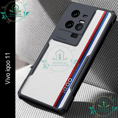 Picture of Xundd Back Cover for vivo iQOO 11 5G Transparent Hybrid Hard PC Back Bumper