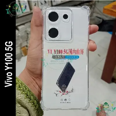 Picture of Transparent back cover For Vivo Y100 5G ( Chaina) Luxury transparent Protect Back Cover Soft Case