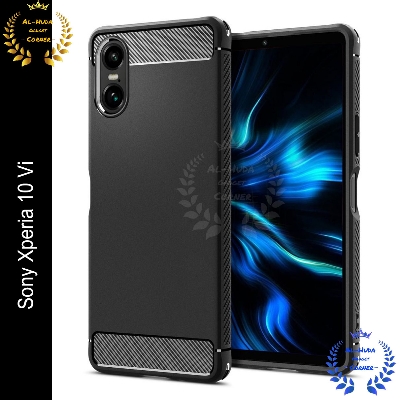 Picture of Spigen cover For Sony Xperia 10 Vi Carbon Fiber Back cover Soft Slim Fashion Non-Slip Protective Carbon Fiber Phone Case
