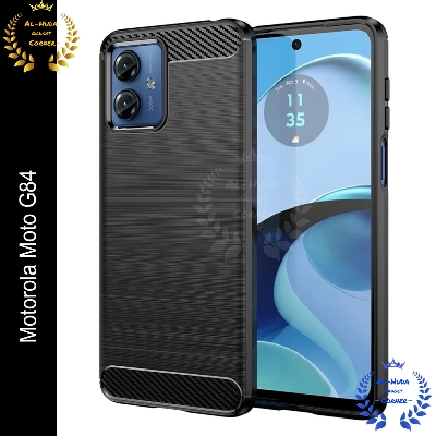 Picture of Spigen cover For Motorola Moto G84 Carbon Fiber Back cover Soft Slim Fashion Non-Slip Protective Carbon Fiber Phone Case