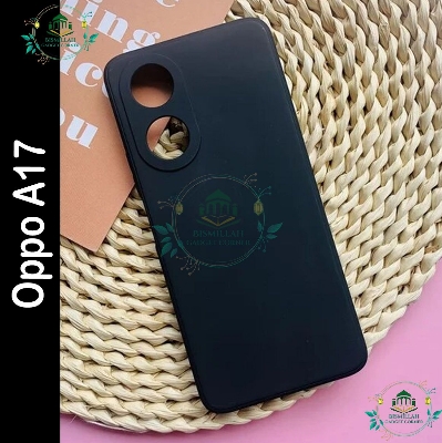 Picture of Premium Liquid Silicone Phone case for Oppo A17 Liquid Silicon Mobile Back Case Soft Silicone Phone Cover