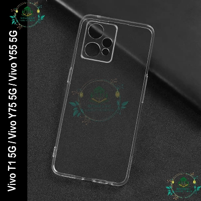 Picture of Transparent back cover For Vivo T1 5G / Vivo Y75 5G / Vivo Y55 5G Luxury transparent Protect Back Cover Soft Case