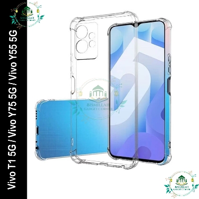 Picture of Transparent back cover For Vivo T1 5G / Vivo Y75 5G / Vivo Y55 5G Luxury transparent Protect Back Cover Soft Case