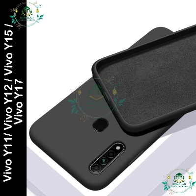 Picture of Premium Liquid Silicone Phone case for VIVO Y11 / VIVO Y12 / VIVO Y15 / VIVO Y17 Liquid Silicon Mobile Back Case Soft Silicone Phone Cover