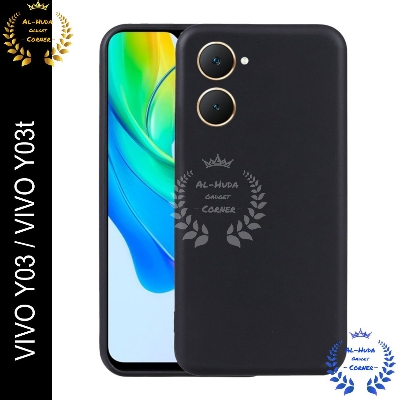 Picture of Premium Liquid Silicone Phone case for vivo Y03 / vivo Y03t Liquid Silicon Mobile Back Case Soft Silicone Phone Cover