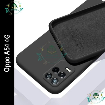 Picture of Premium Liquid Silicone Phone case for Oppo A54 4G Liquid Silicon Mobile Back Case Soft Silicone Phone Cover