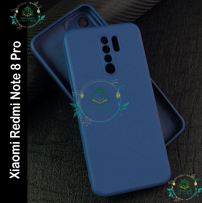 Picture of Premium Liquid Silicone Phone case for Xiaomi Redmi Note 8 Pro Liquid Silicon Mobile Back Case Soft Silicone Phone Cover