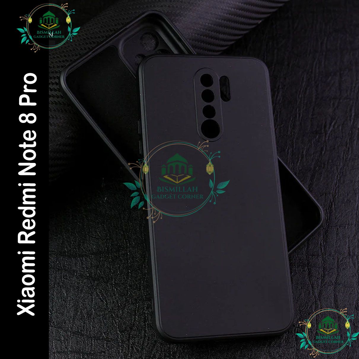 Picture of Premium Liquid Silicone Phone case for Xiaomi Redmi Note 8 Pro Liquid Silicon Mobile Back Case Soft Silicone Phone Cover