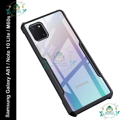 Picture of Xundd Back Cover for Samsung Galaxy A81/ Samsung Galaxy Note 10 Lite / Samsung Galaxy M60s Transparent Hybrid Hard PC Back Bumper