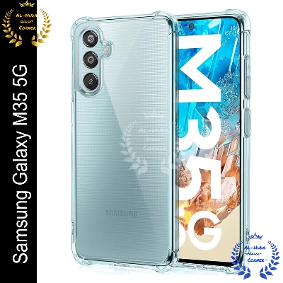 Picture of Transparent back cover For Samsung Galaxy M35 5G Luxury transparent Protect Back Cover Soft Case