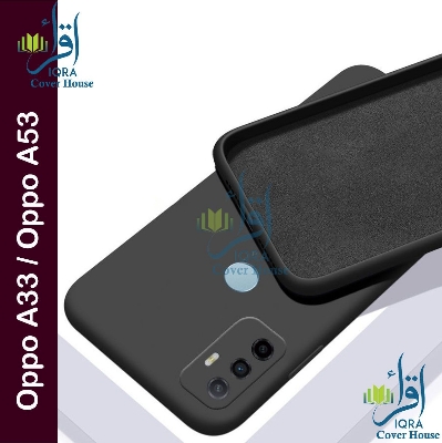 Picture of Premium Liquid Silicone Phone case for Oppo A33 / Oppo A53 Liquid Silicon Mobile Back Case Soft Silicone Phone Cover