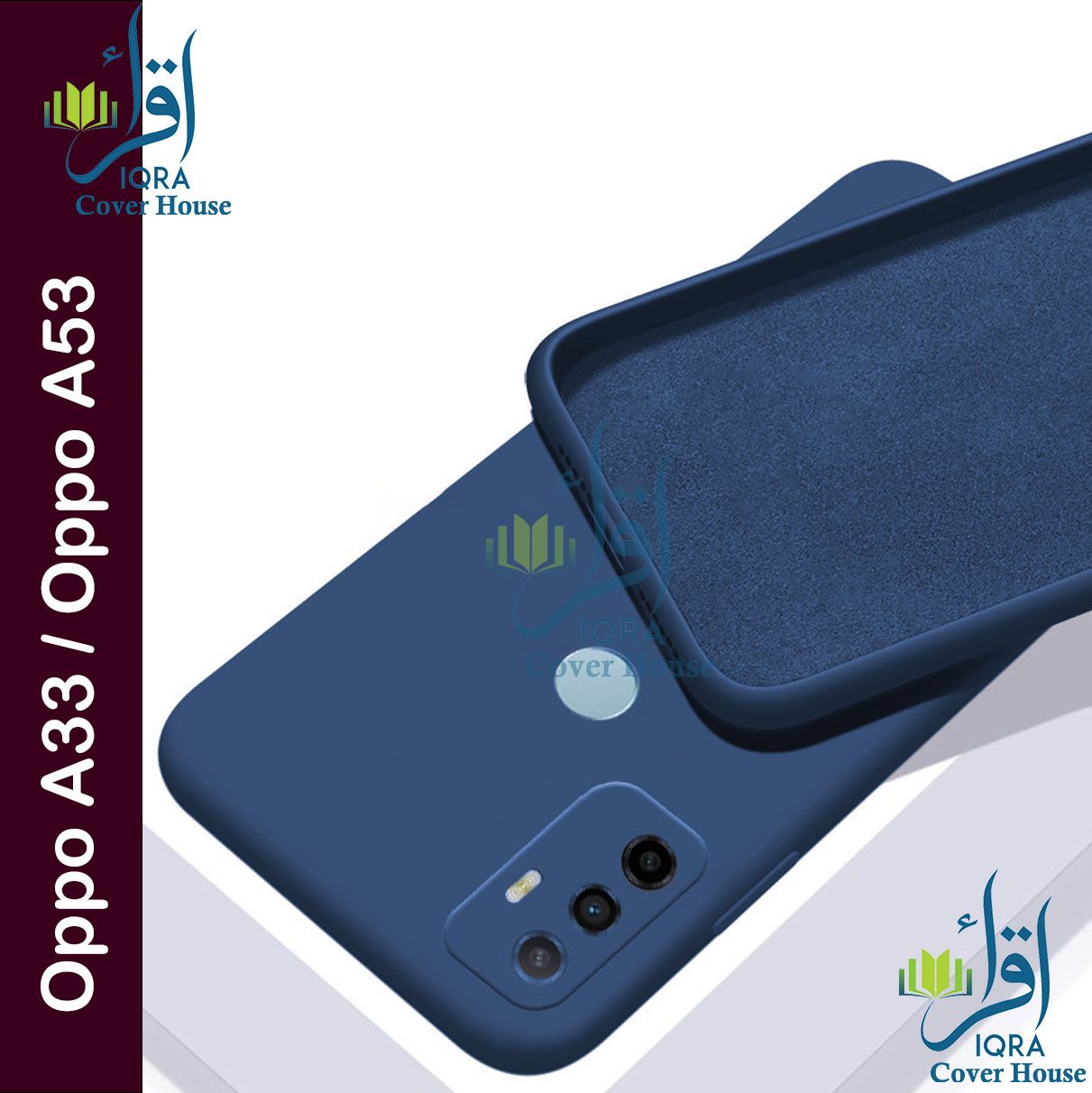 Picture of Premium Liquid Silicone Phone case for Oppo A33 / Oppo A53 Liquid Silicon Mobile Back Case Soft Silicone Phone Cover