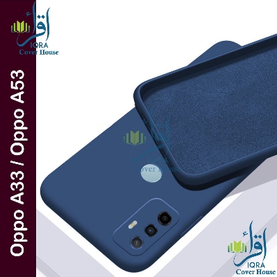 Picture of Premium Liquid Silicone Phone case for Oppo A33 / Oppo A53 Liquid Silicon Mobile Back Case Soft Silicone Phone Cover
