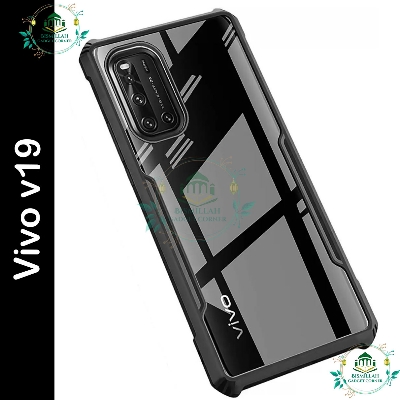 Picture of Xundd Back Cover for Vivo v19 Transparent Hybrid Hard PC Back Bumper
