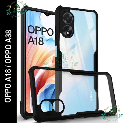 Picture of Xundd Back Cover for OPPO A18 / OPPO A38 Transparent Hybrid Hard PC Back Bumper