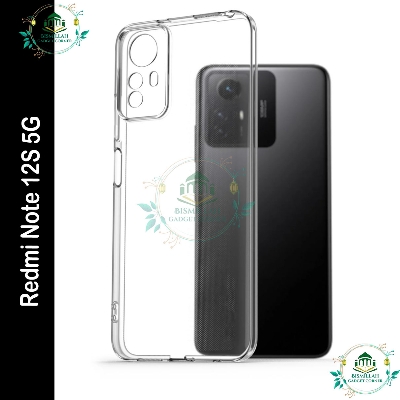 Picture of Transparent back cover For Xiaomi Redmi Note 12S Luxury transparent Protect Back Cover Soft Case