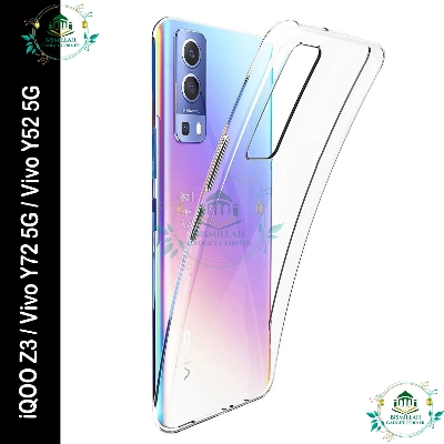 Picture of Transparent back cover For iQOO Z3 / Vivo Y72 5G / Vivo Y52 5G Luxury transparent Protect Back Cover Soft Case