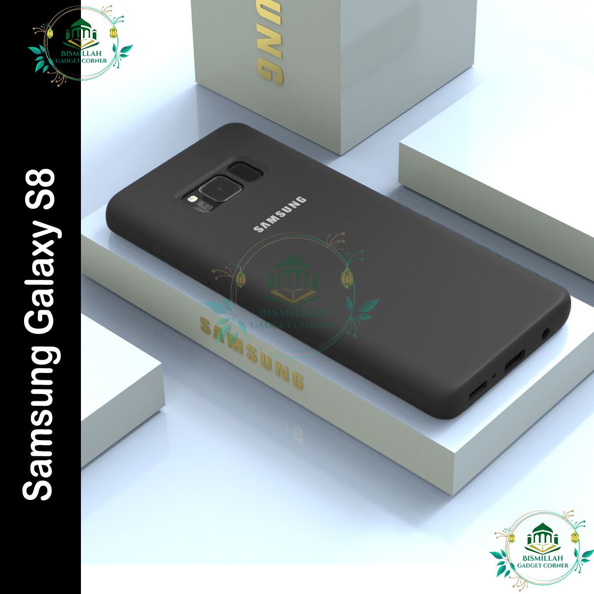 Picture of Premium Liquid Silicone Phone case for Samsung Galaxy S8 5G Liquid Silicon Mobile Back Case Soft Silicone Phone Cover